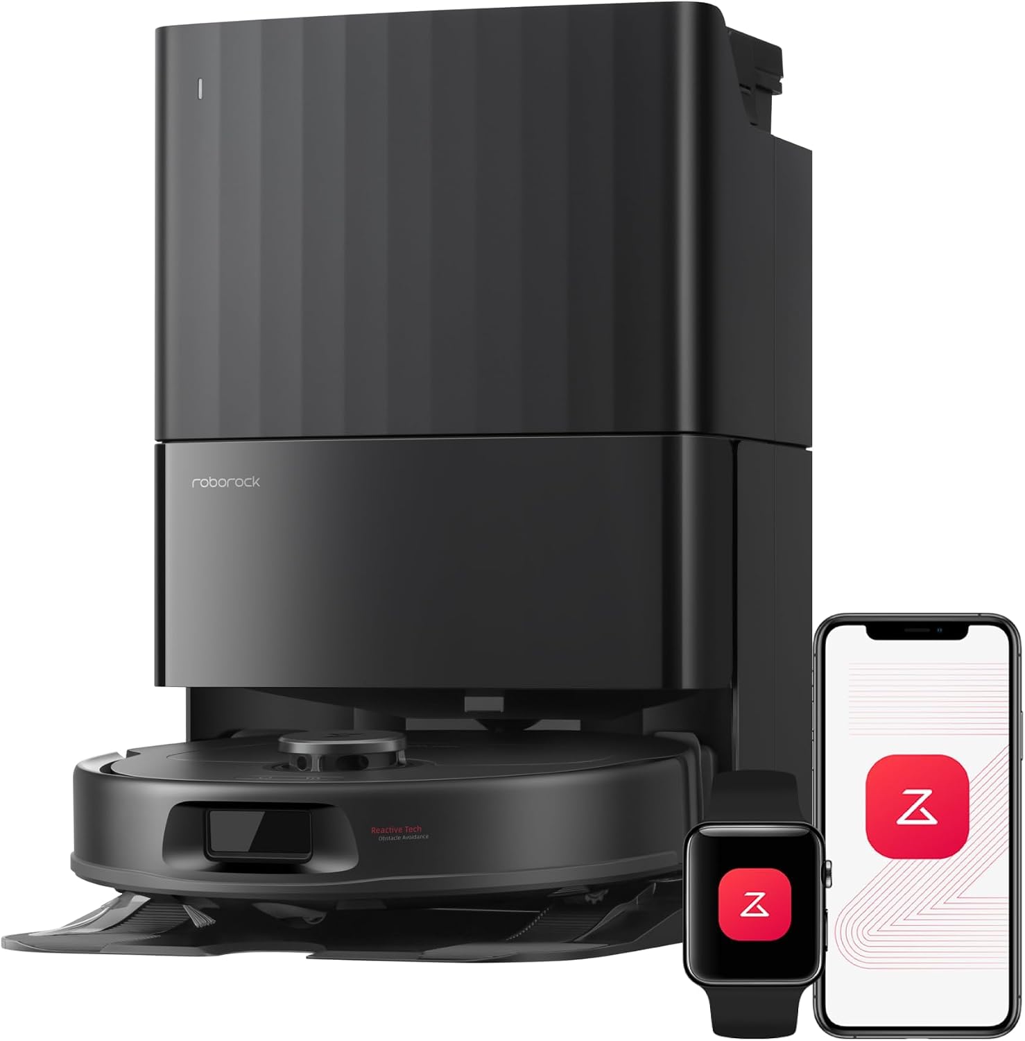Roborock robot vacuum with docking station